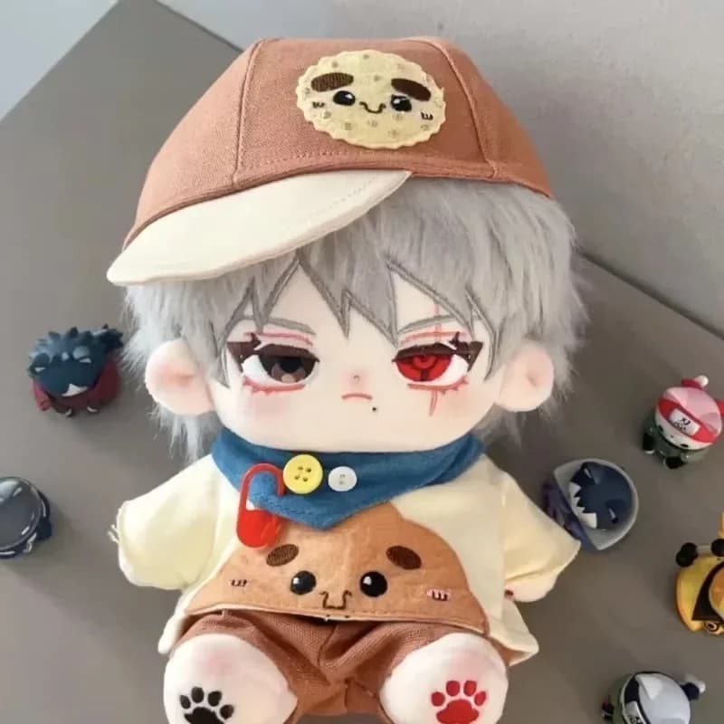 20 centimetri Anime Ruolo Ninja Kakashi Kawaii Cosplay Peluche Farcito Corpo della Bambola Con Scheletro Del Fumetto Morbido Peluche Giocattolo Ventole Collezione Regalo