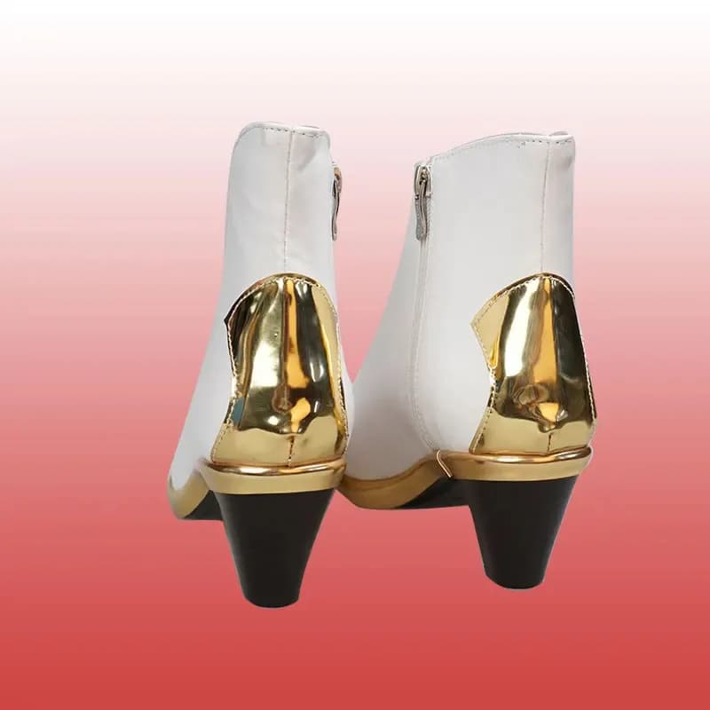 Nuovo gioco Genshin Impact Ambra Scarpe Cosplay Stivali Accessori per costumi da festa di Halloween Realizzati su misura