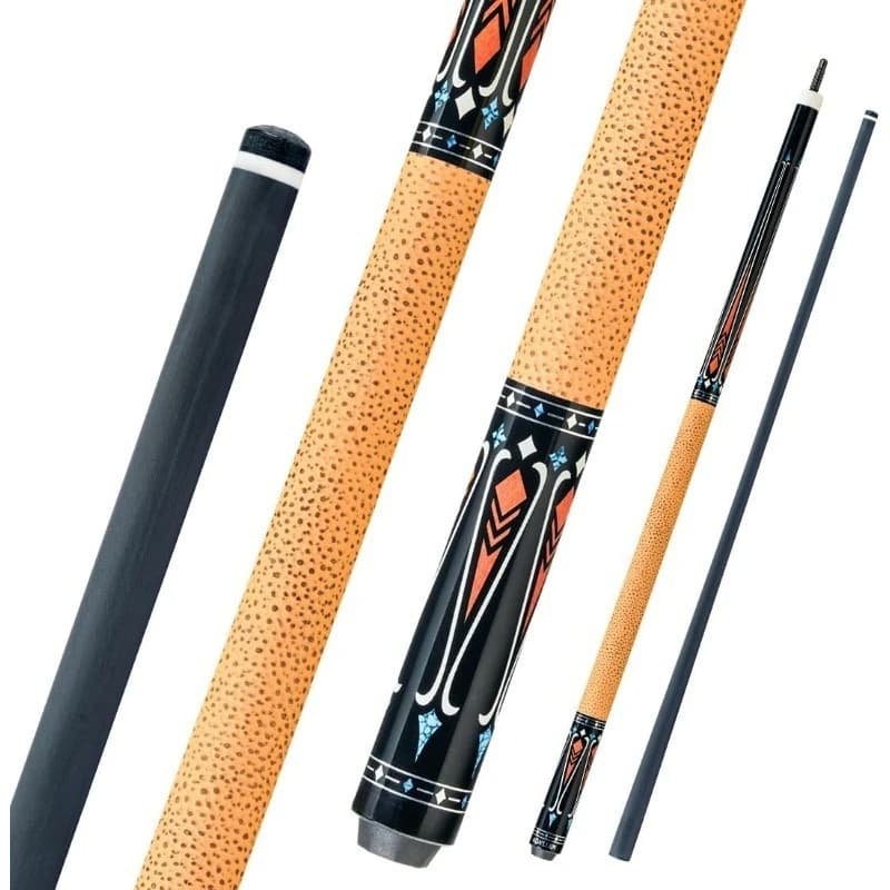 Stecca da biliardo in fibra di carbonio Bastoncini da biliardo professionali da 58 pollici per adulti Tecnologia full carbon Stecca da biliardo a bassa diflessione B