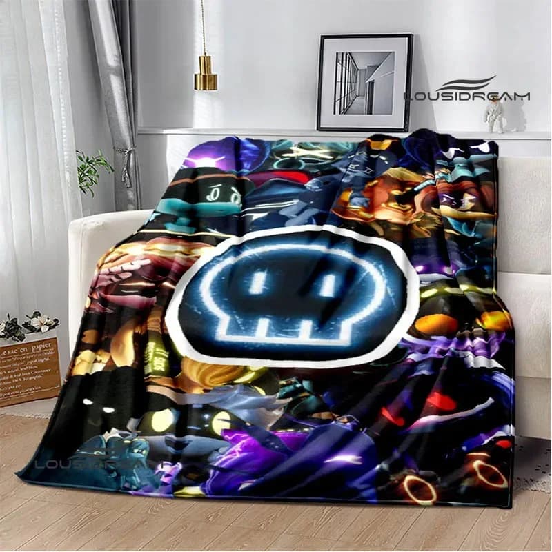 Murder-Drones Coperta stampata a fumetti Flanella Coperte calde Coperta morbida e confortevole fodere per letto cubre cama Regalo di compleanno