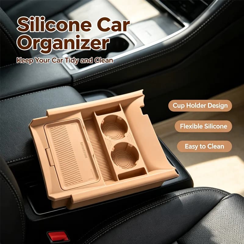For BYD Han L 2025 Center Console Lower Storage Box, Drop-in Organizer Tray, Sunglasses Holder, Interior Accessory