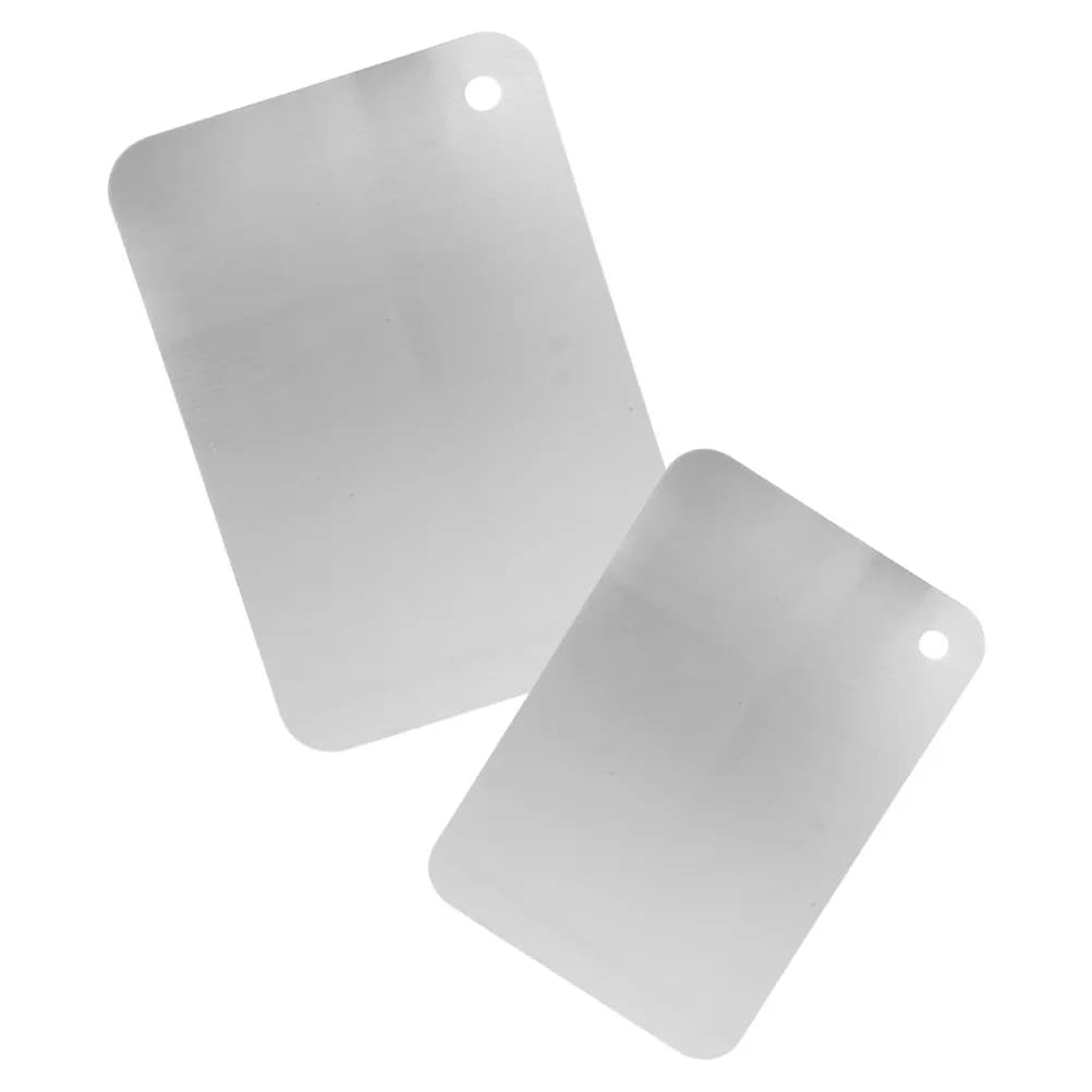 Set of 2 stainless steel cutters Resistent, Mirrors and Anti-slip, Reusable Metal Cutting Machines for Kitchen