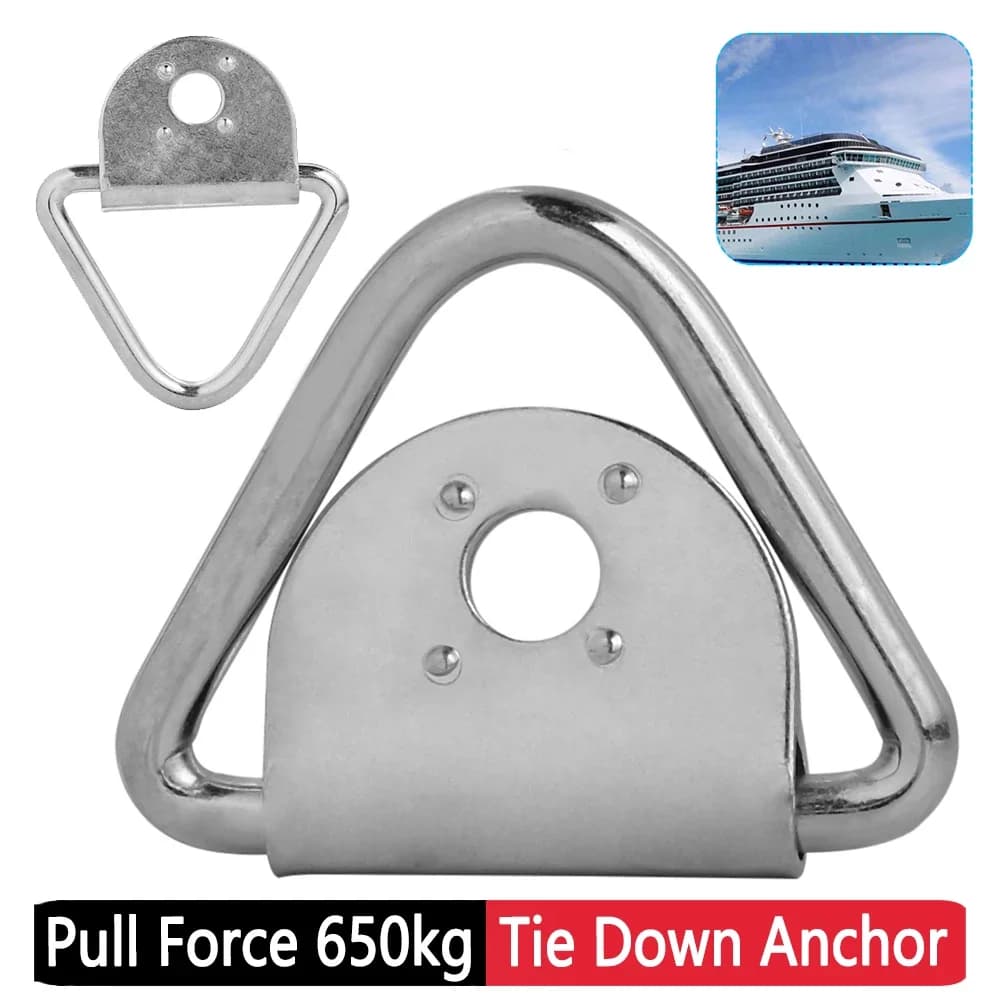 Anello di fissaggio a bullone con montaggio superficiale in metallo 1PC e ancoraggio di ancoraggio a tacchetta per rimorchio per camion Van Boat Horsebox stabile Haynet