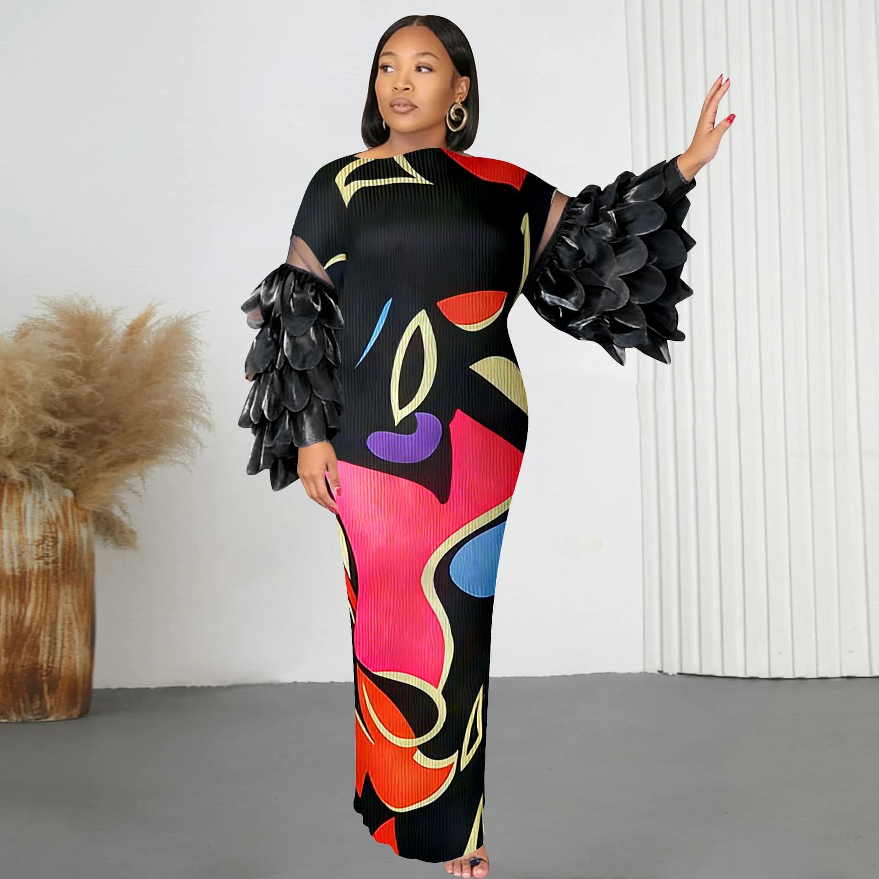 African Dresses for Women Elegant Wedding Muslim Fashion Abayas Dashiki Robe Kaftan Long Maxi Dress Africa 2026 Ankara Dress