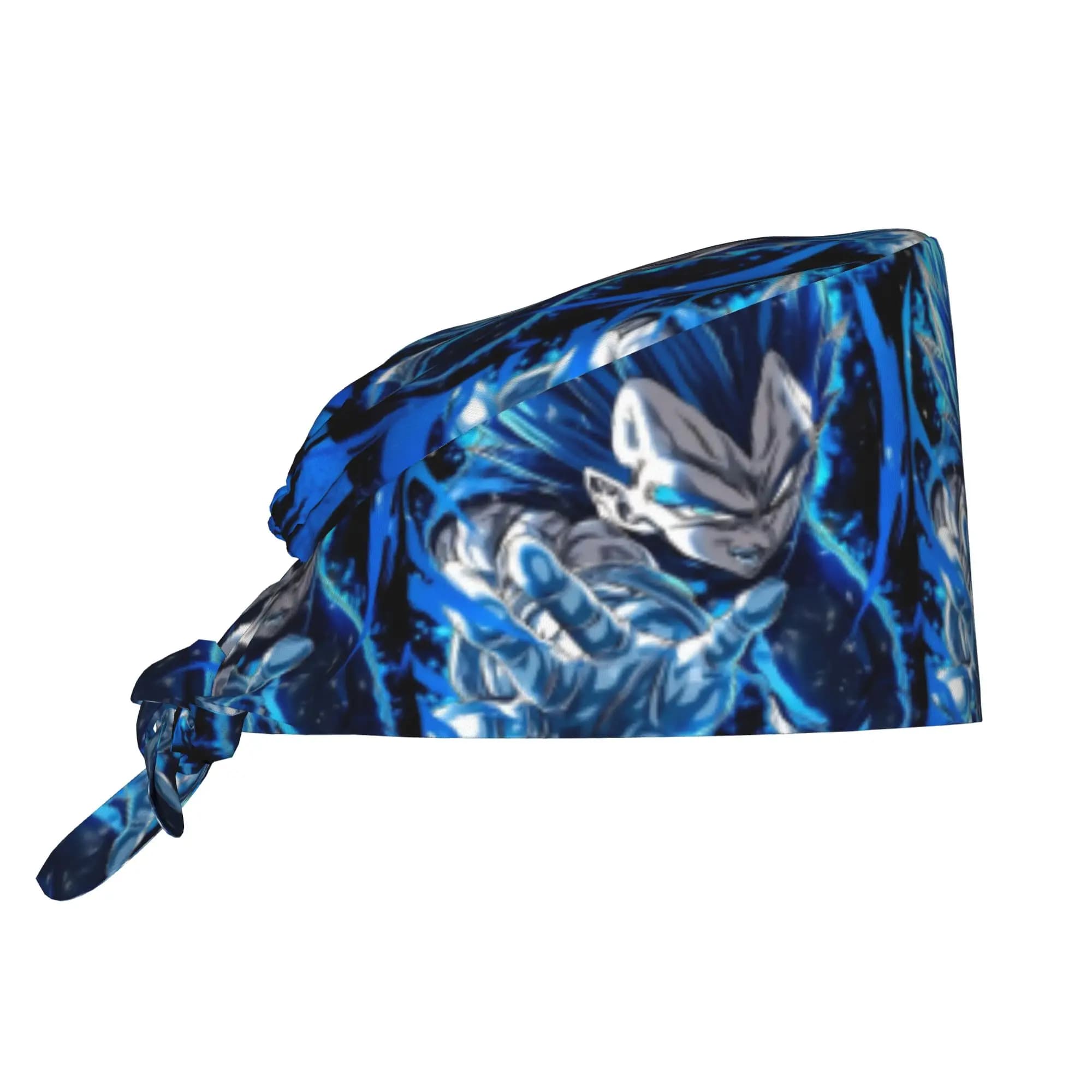 Custom DBZ Vegeta Japan Anime Medical Staff Scrubs Hat Unisex Manga For Chef Hat Scrub Caps