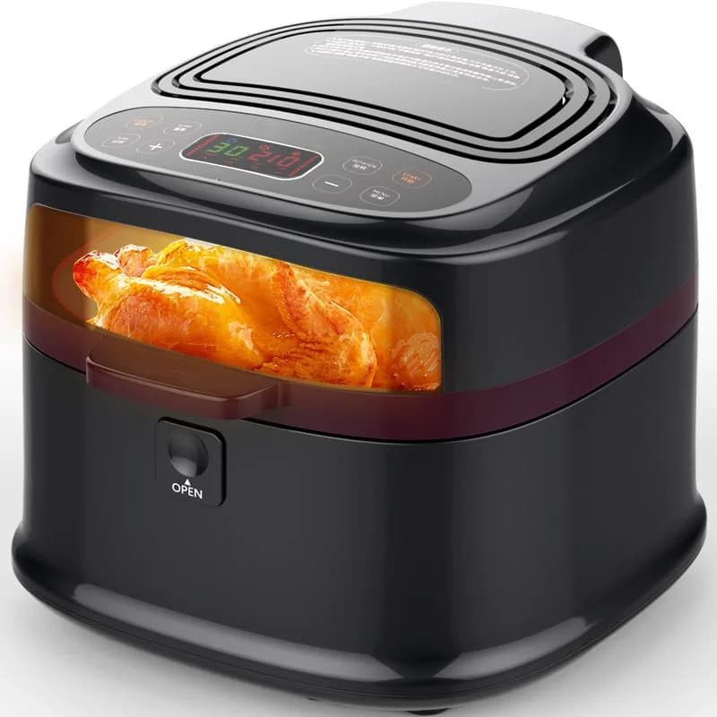 Intelligent kitchen appliances for 8 liters air fryer for smokeless chicken