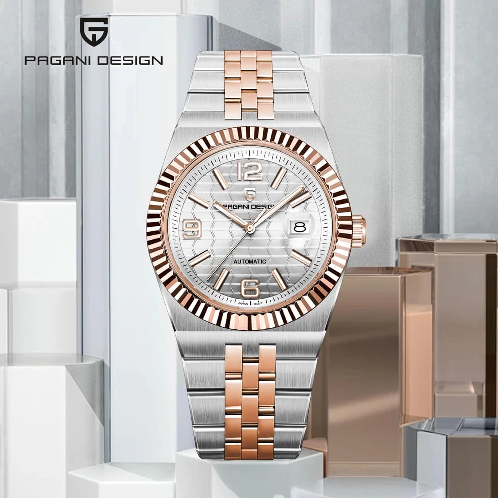 Watches PAGANI DESIGN Men's Luxury retro mechanical watches Sapphire crystal New men's watch waterproof bright stainless steel