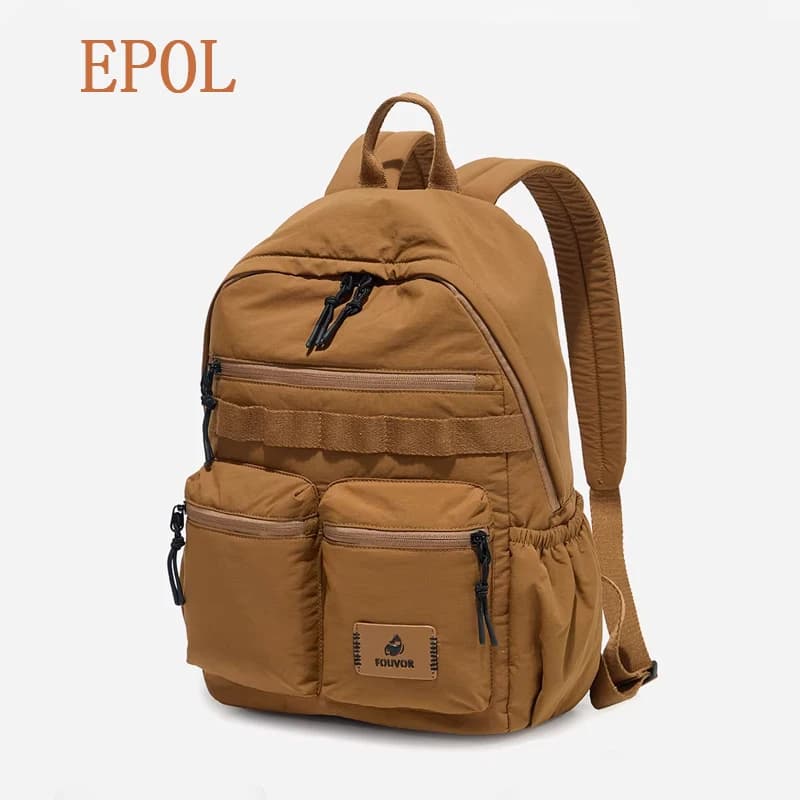 EPOL Nuovo Zaino Leggero in Nylon Impermeabile per Donne, Viaggi, Sport, Pendolarismo, Studenti, Scuola, Borsa 2026, Zaini alla Moda 3072-06