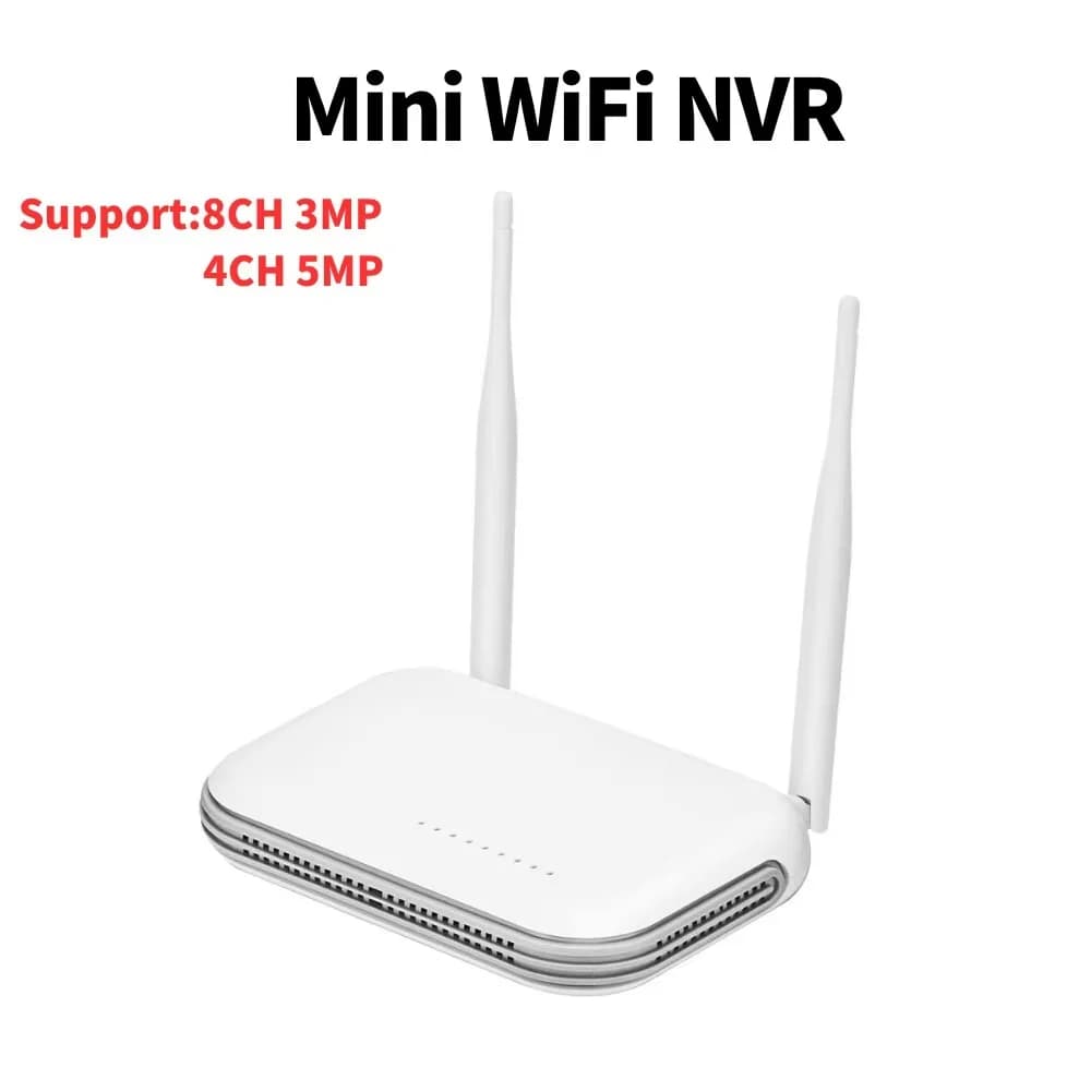 Mini Wifi NVR HD Audio WiFi Camera External security system Intelligent motion detection for IP camera 8CH 3MP 4CH 5MP