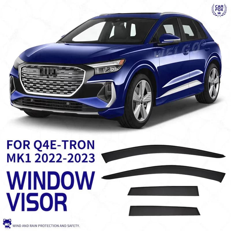 Per Audi Q4 e-tron 2022+ Finestra di Automobile Visiera Tenda Shelter Parabrezza Finestrino Laterale Pioggia Parasole Accessori Auto