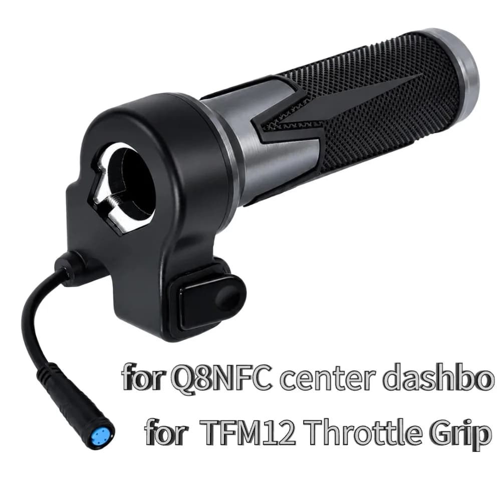 Black ABS TFM12 Throttle Grip Accelerator Handle For Xilop Q8NFC Electric Scooter Dashboard Replacement Part Accessories