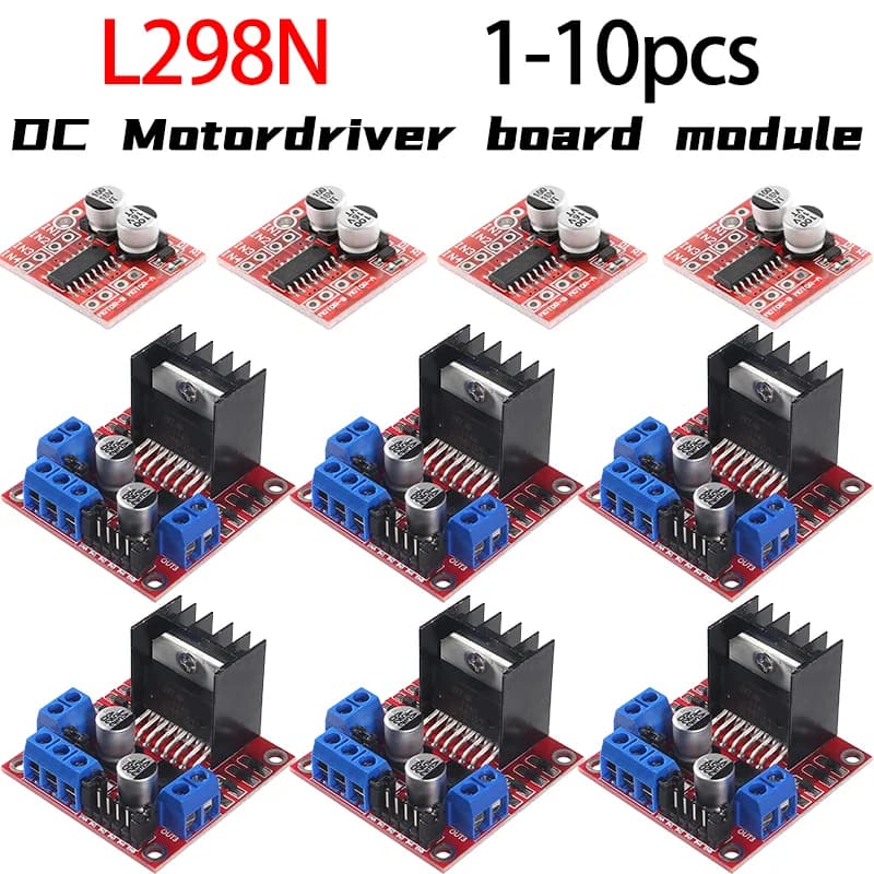 Modulo driver motore CC L298N Motore passo-passo L298N Smart Car Robot Breadboard Peltier Driver motore CC L298 ad alta potenza per Arduino