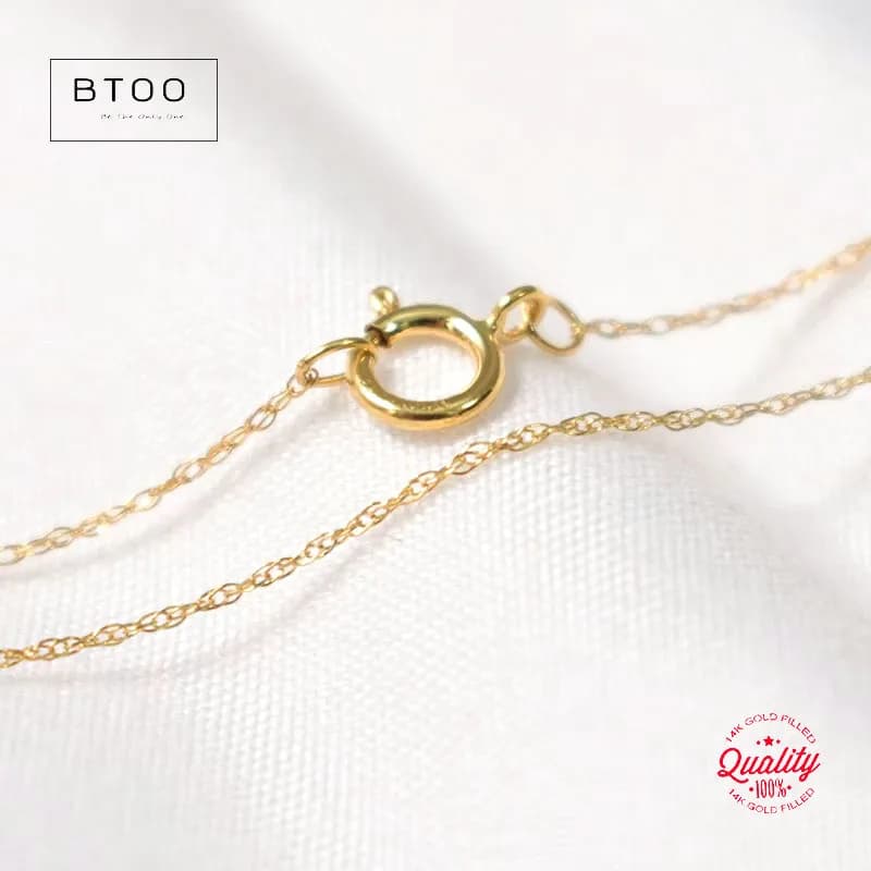 Collana in Oro 14K Placcato 40CM/45CM, Catena 1.1mm con Chiusura a Molla, Gioielli Resistenti all'Ossidazione per Donne