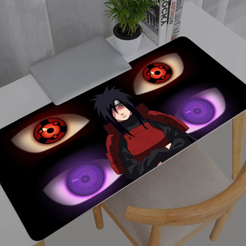 Tappetino per mouse Gamer Naruto Decorazione Gamer Durevole Anime XXL Tappetino da scrivania Mousepad XXL Accessori da gioco Tappetino per tastiera Varmilo