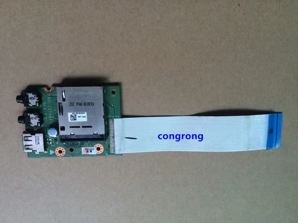 Z580 Z585 Lettore di schede jack audio Scheda porta USB con cavo DA0LZ3TH6F0 testare bene