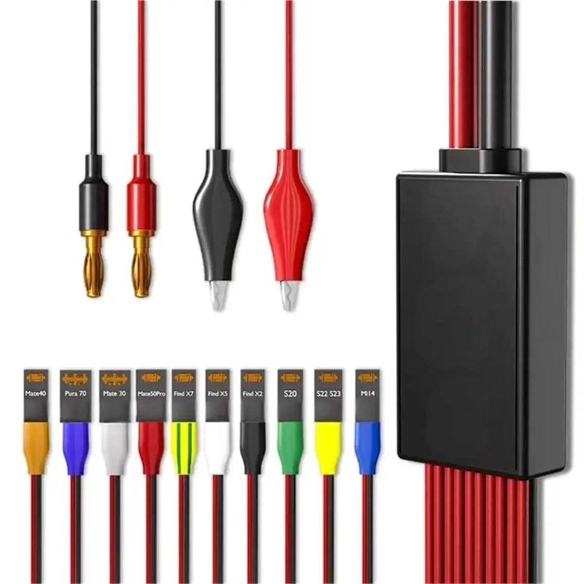 Cavo di prova batteria T28C D02 Rilevamento accensione/carica per telefoni Android 6-16 Pro Max Linea di clip di riparazione scheda madre