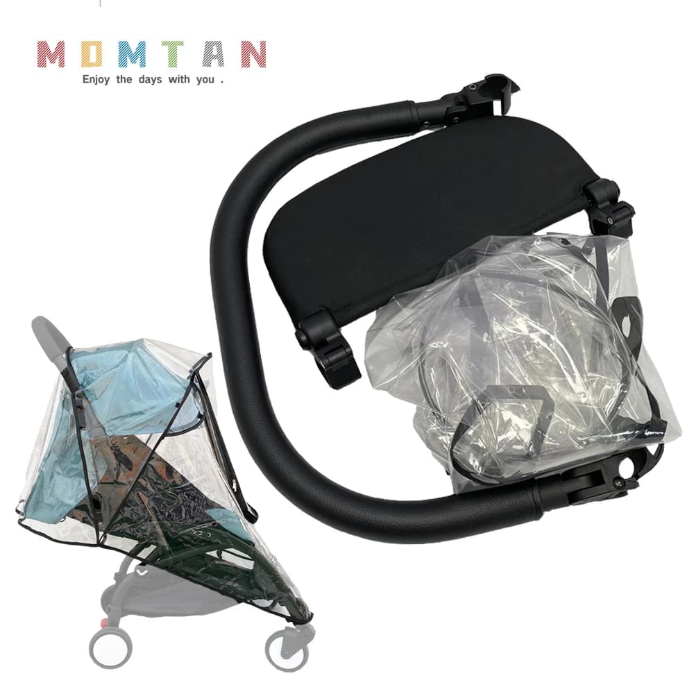 MomTan ® Accessori per passeggino compatibili con Babyzen YOYO2 YOYO 3, paraurti per passeggino, pedana da 15 cm e copertura antipioggia per YOYO