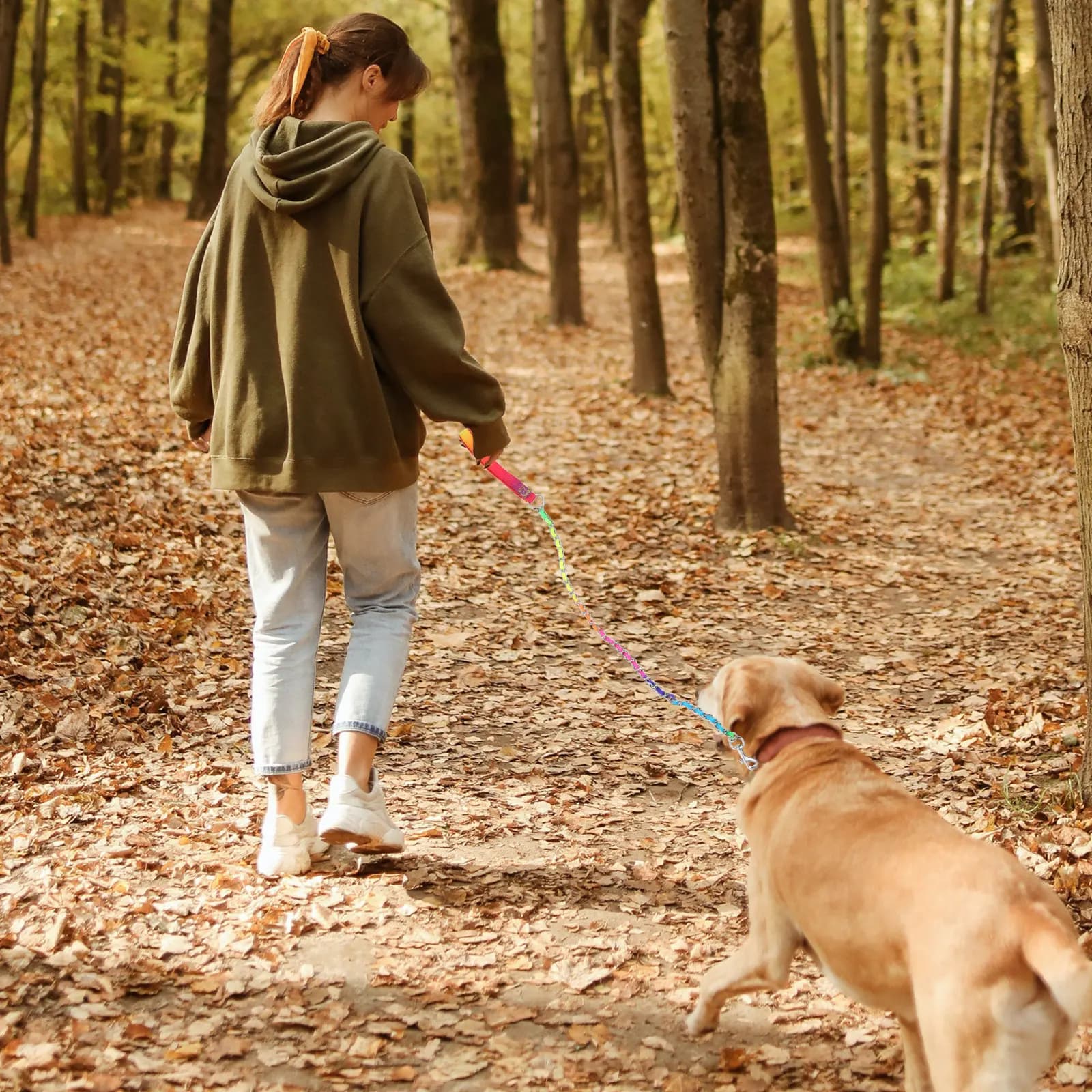 Guinzaglio Leggero e Resistente ai Morsi per Cuccioli, Lungo e Resistente all'Usura, per Passeggiate, Corsa ed Escursioni di Tutti i Cani