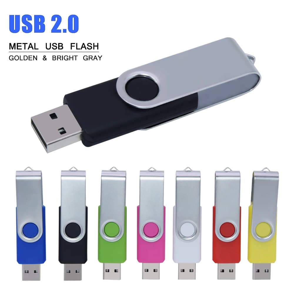 Chiavetta USB ad alta velocità con rotazione Pen Drive 4 GB 8 GB 16 GB 32 GB 64 GB 2. 0 Pendrive con unità flash