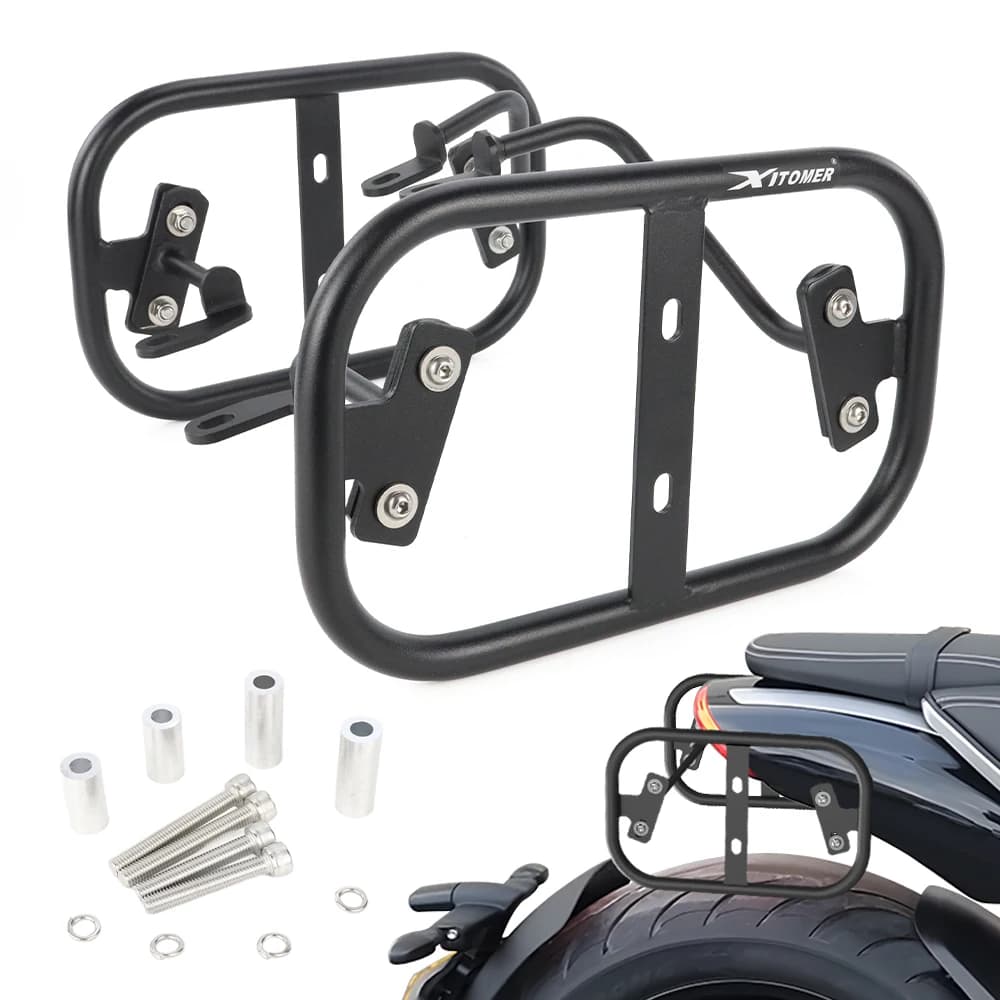 Per Triumph Rocket 3 R Rocket 3 GT 2020-2022 2023 2024 2025 Moto Lato Portapacchi Bisaccia Barre di Supporto Staffe di Montaggio