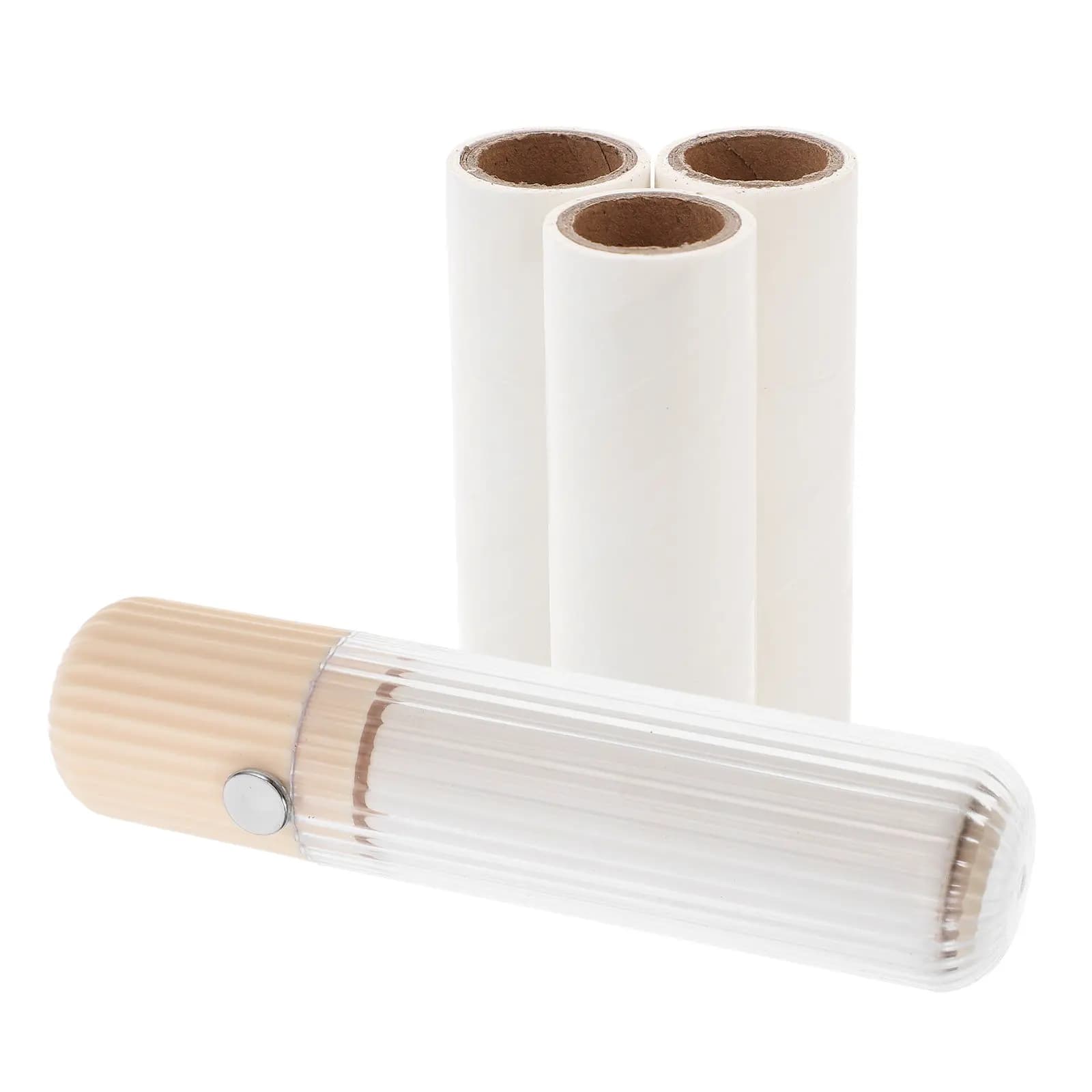 Portable Compact Mini Lint Roller Sticky Adhesive Pet Hair Remover for Clothes Furniture Sofa Bedding Travel Size Lint Remover