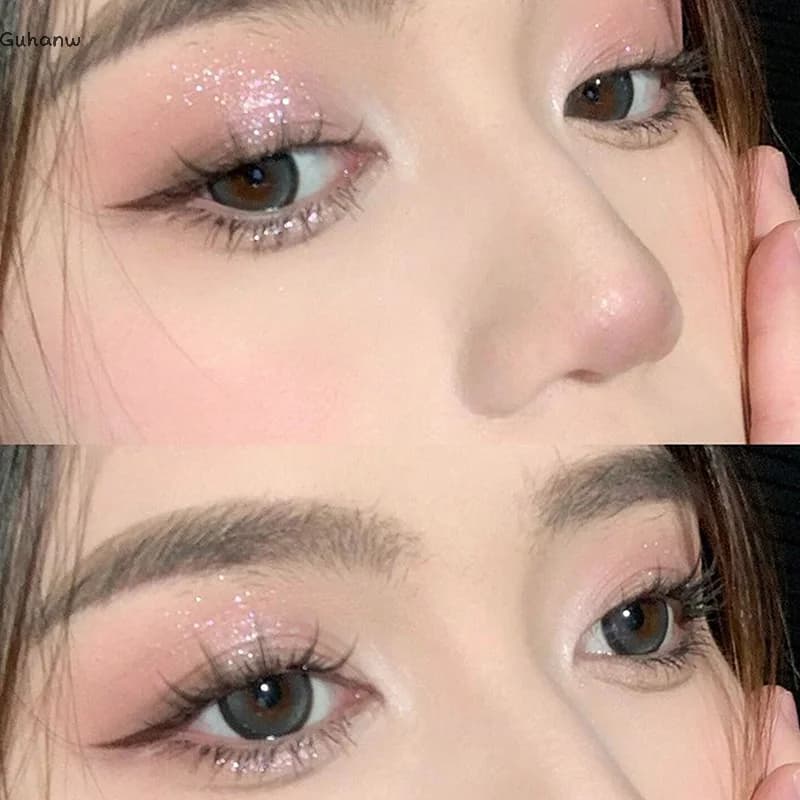 【WHB43】DIKALU Palette di contorni e evidenziatori al tramonto a 16 colori – Trucco occhi e viso impermeabile e duraturo, unisex
