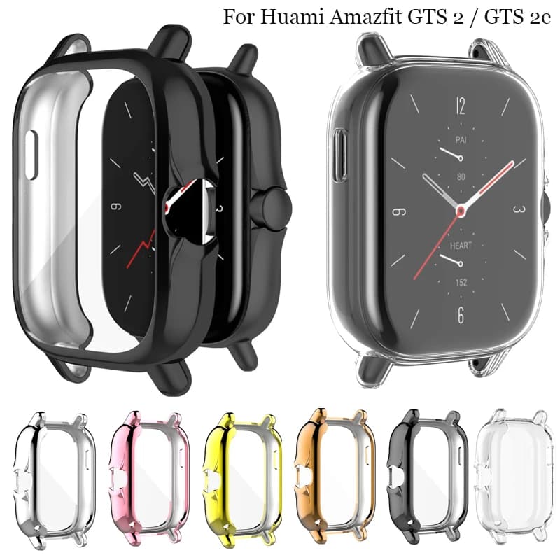 For Amazfit GTS 2 TPU watch case Protective case for smart watch Replacement transparent shockproof case