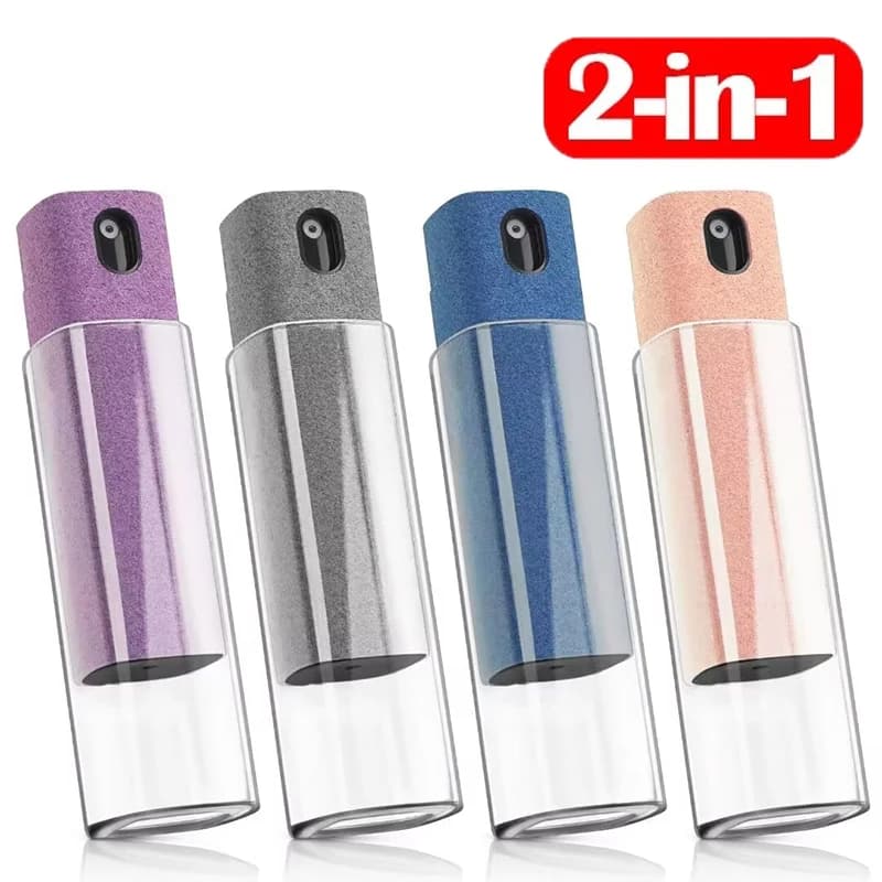 2 in 1, portable screen cleaning tools, microfiber cloth for Apple Watch, iPhone, Xiaomi, PC, laptop, phone