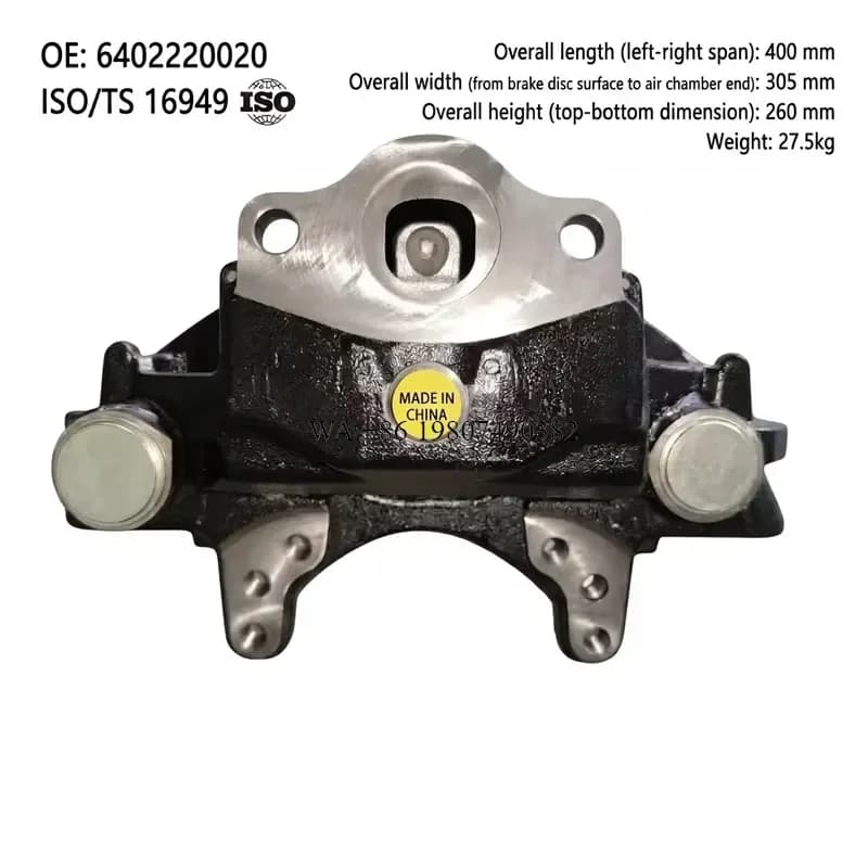 wmwmnu Heavy Duty Truck Brake Caliper for OE 6402220020 27.5kg Ductile Iron Fixed High Temperature Resistance
