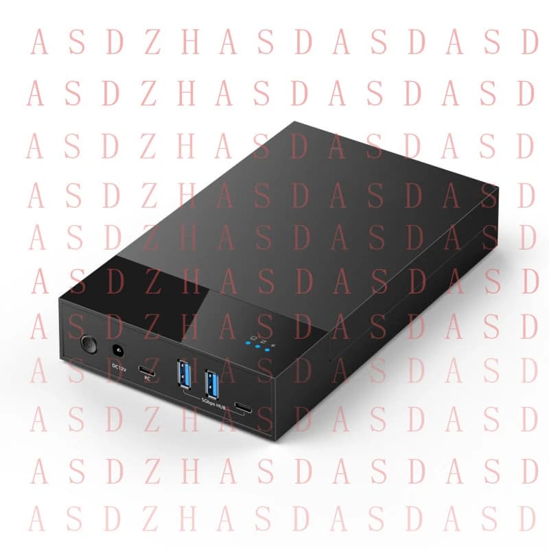 Case per HDD Esterno Z 2.5/3.5 Pollici, Box per SSD, Enclosure per Disco Rigido Mobile, 5Gbps SATA a USB