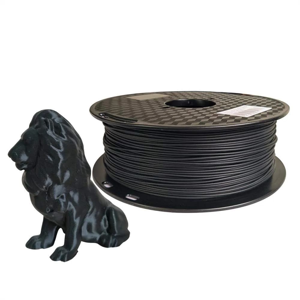 Filamento PLA Max per Stampante 3D 1.75 mm 1KG 2.2LBS Maggiore Resistenza Nero