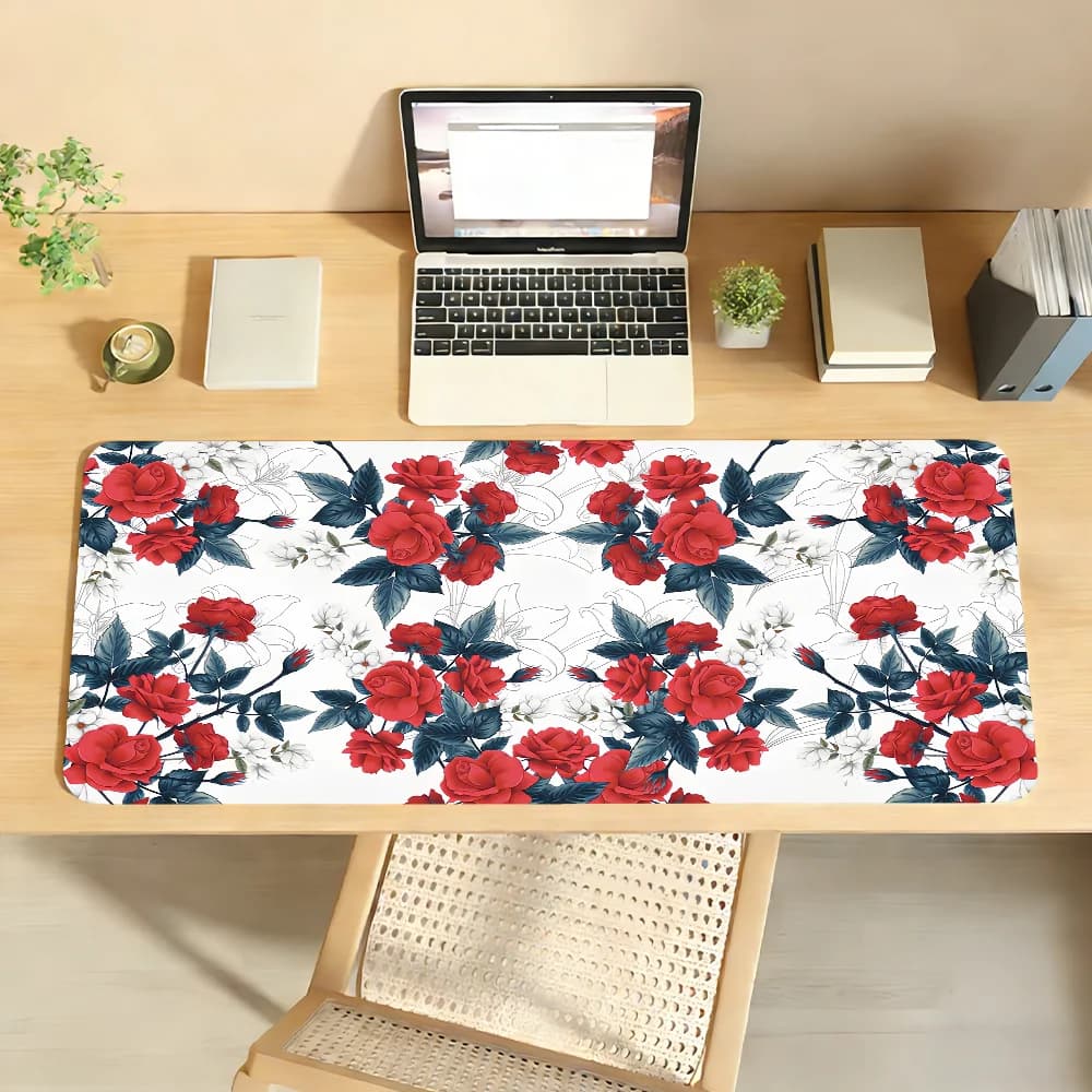 Florence Mouse Pad Tappetino per mouse in gomma antiscivolo per computer portatile Tappetino per mouse per giocatori Decoracion Desk Mat