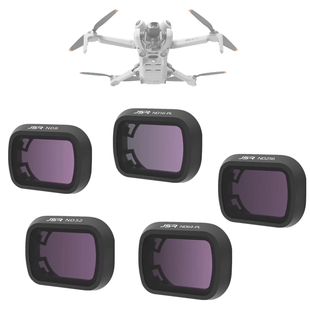 Glass ND8 ND16 ND32 ND64 ND256 ND1000 ND Filter Neutral Density Protector Cap for DJI Mini 4 Pro Mini4 Mini4Pro Drone Camera