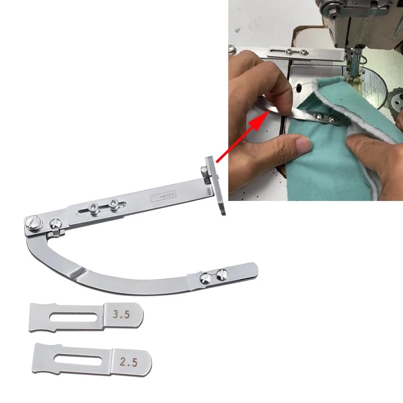 New!COVERED SEAM Quilting Guide Bar French Seam Guider/Rule for 1-needle Indutrial Lockstitch Sewing Machine/Industrial Flat Car