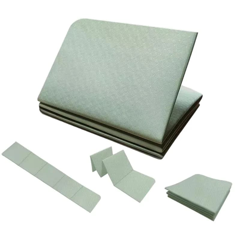 Foldable and portable yoga mat in 4 mm TPE with anti-slip surface on both sides Fitness fitness mat insapore Pilates Training gym Mats