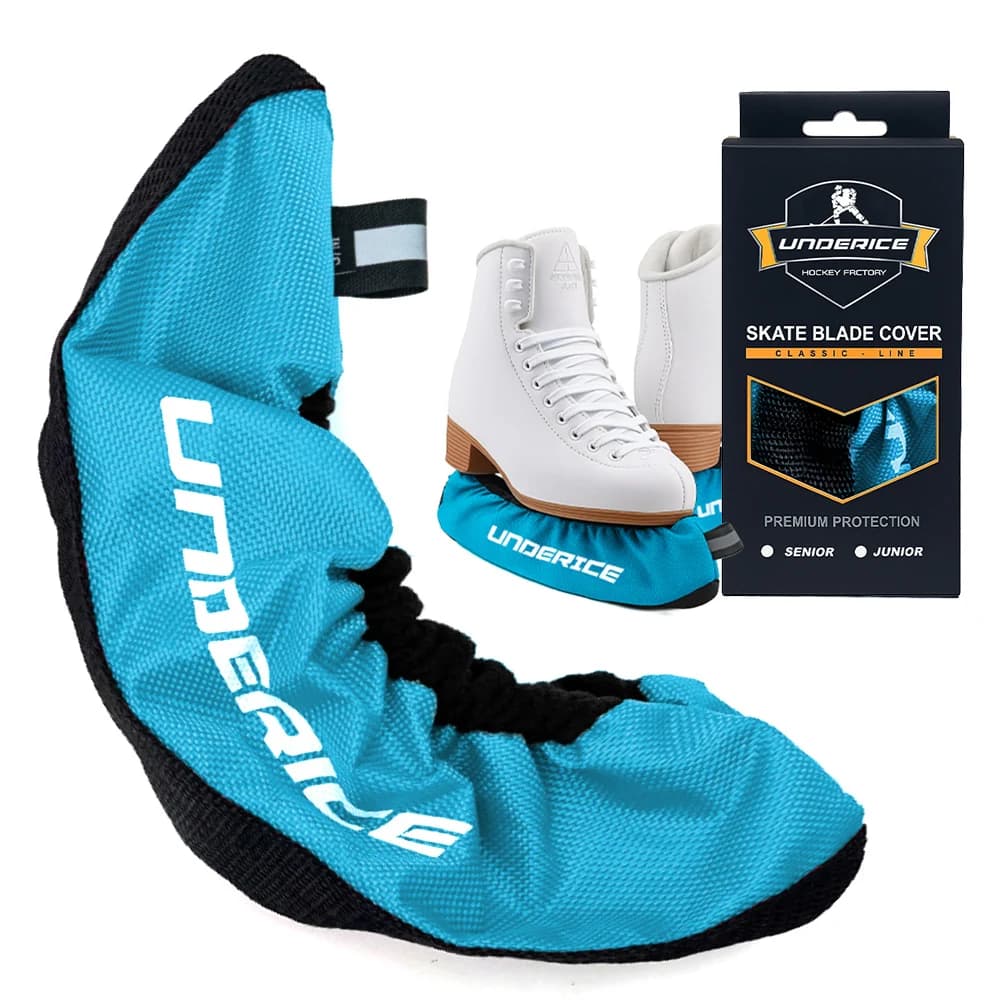 Copri pattini da skate Copri lama da skate in poliestere Doppio strato anti taglio 3 colori Copri pattini protettivi per lama da hockey
