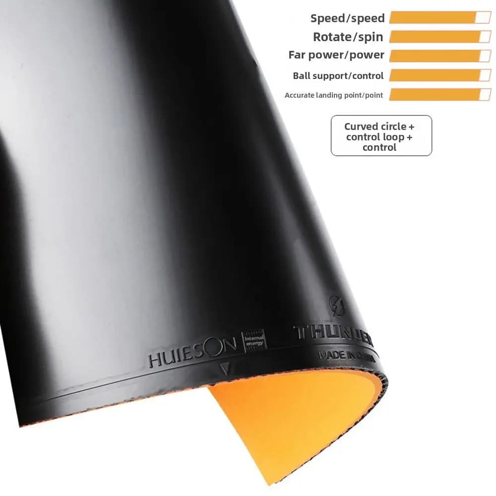 Gomma per racchetta da ping pong con spugna, gomma reversibile resistente, coperture per racchette da ping pong