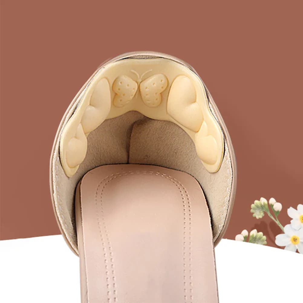 4 Paia di Protezioni per Talloni Resistenti all'Usura, Ergonomiche e Antiscivolo per Tacchi Alti, Stivali e Sandali, Inserti Ammortizzanti Anti-Bolli