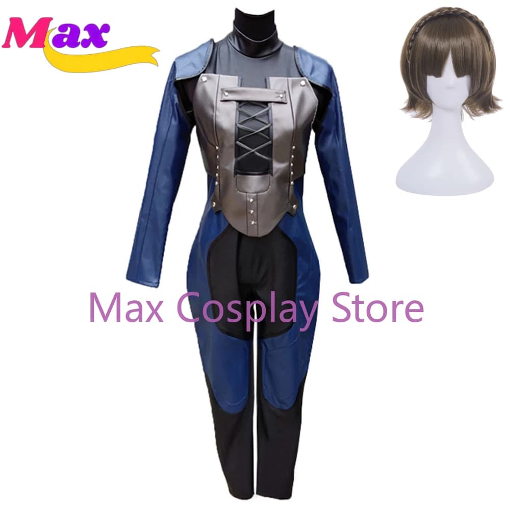 Max Cos P5 Queen Makoto Niijima Costume Cosplay Abbigliamento da battaglia per Halloween Dimensioni personalizzate