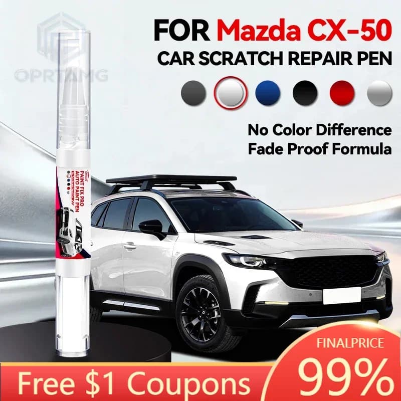 Purpose Vehicle For Mazda CX50 2022-2025 BP Paint Repair Pen Touch Up Scratch Remover DIY Auto Accessories Black White Sliver Bl