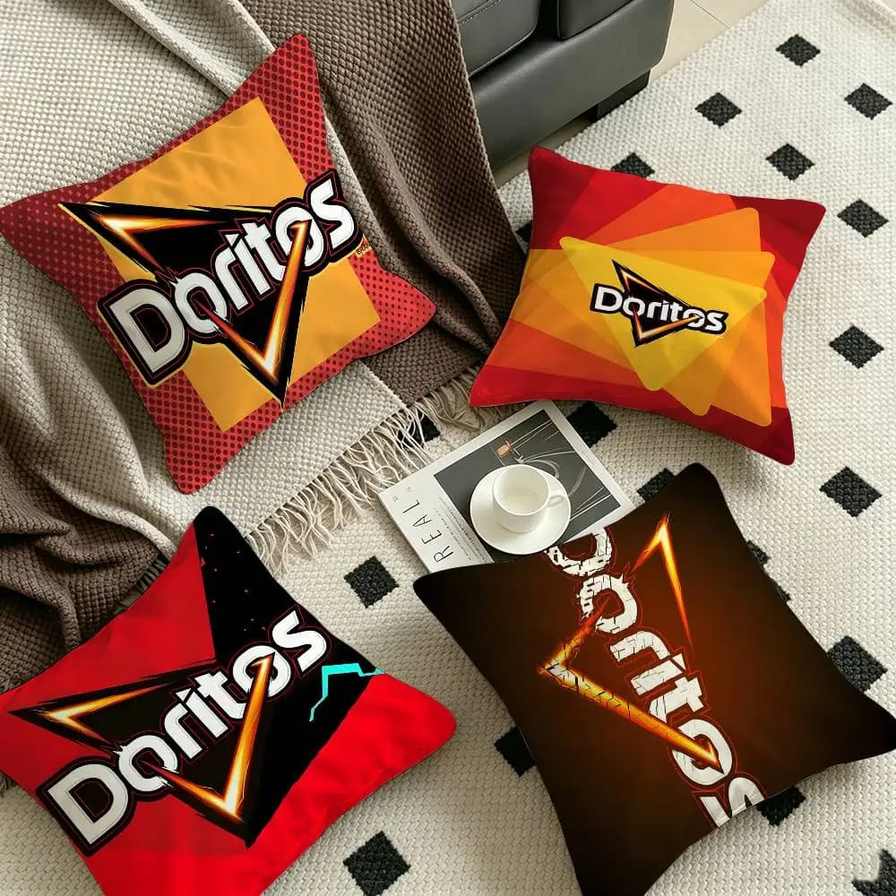 D-Doritos LOGO Pillow Cover Sofa Cushion Cover Home Room Decoration Children Gift