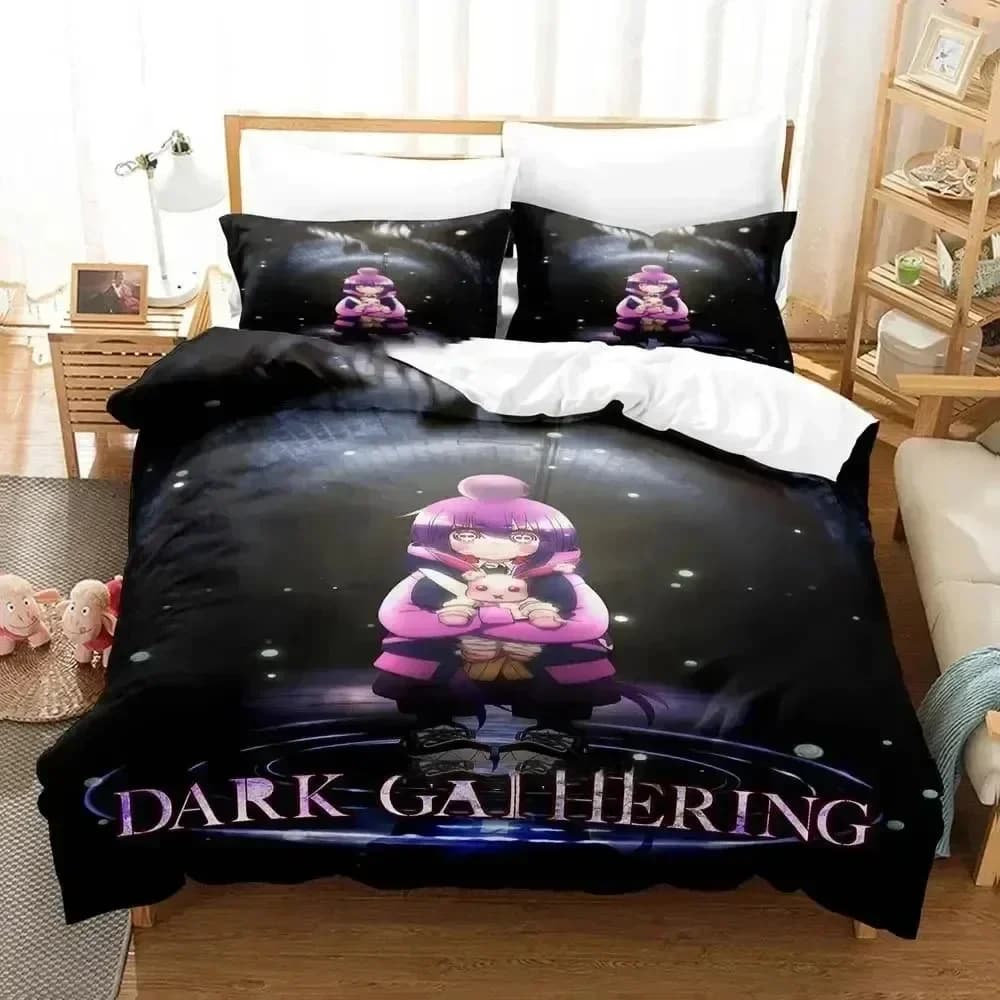 Anime Dark Gathering 3D NEW Duvet Cover Pillowcase Bedding Set Adult Boy Girl Bedroom Decoration Children Single Double Large