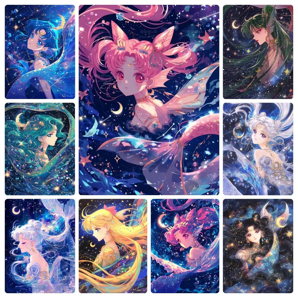 Various Sizes Classic Anime Cartoon Characters Beauty Warrior Jigsaw Puzzles Educational Games Colorful Puzzles Gifts Home Decor