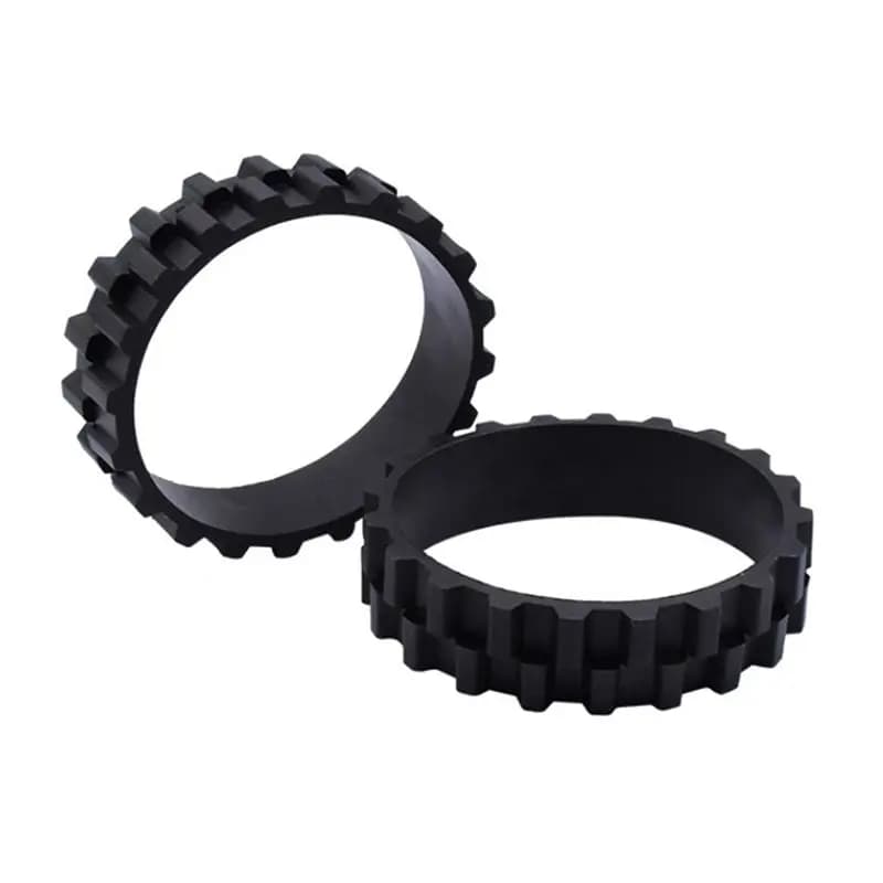 B59B 2 PCS Wheel Tires Replacement Parts for Mijia 1C/2C/3C S5/T6/T7 Robot Vacuum Cleaner Anti-Slip Wheels