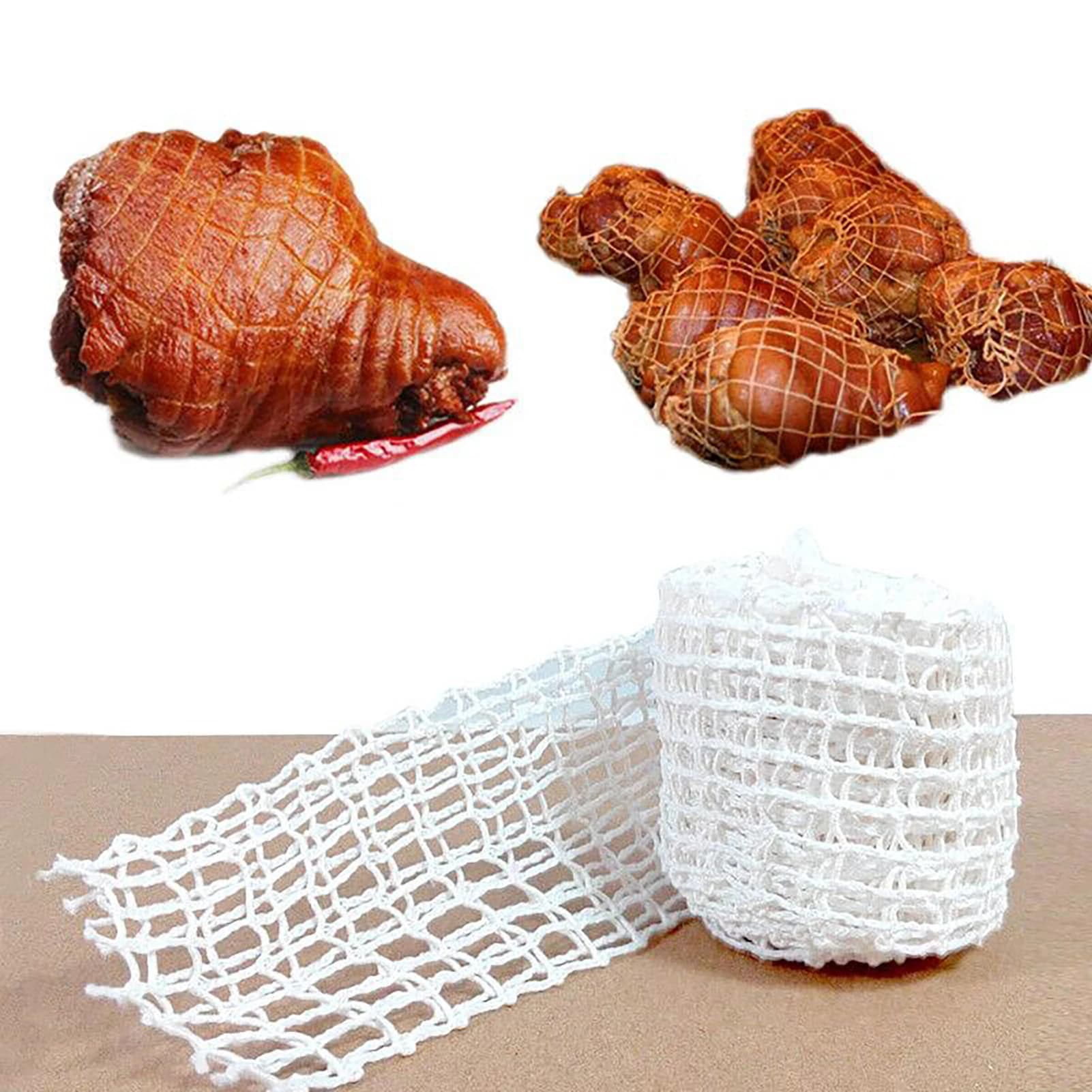 Rete per Carne per Salsicce, Facile da Tagliare e Rimuovere, Ideale per Affumicatura, Arrosto e Marinatura