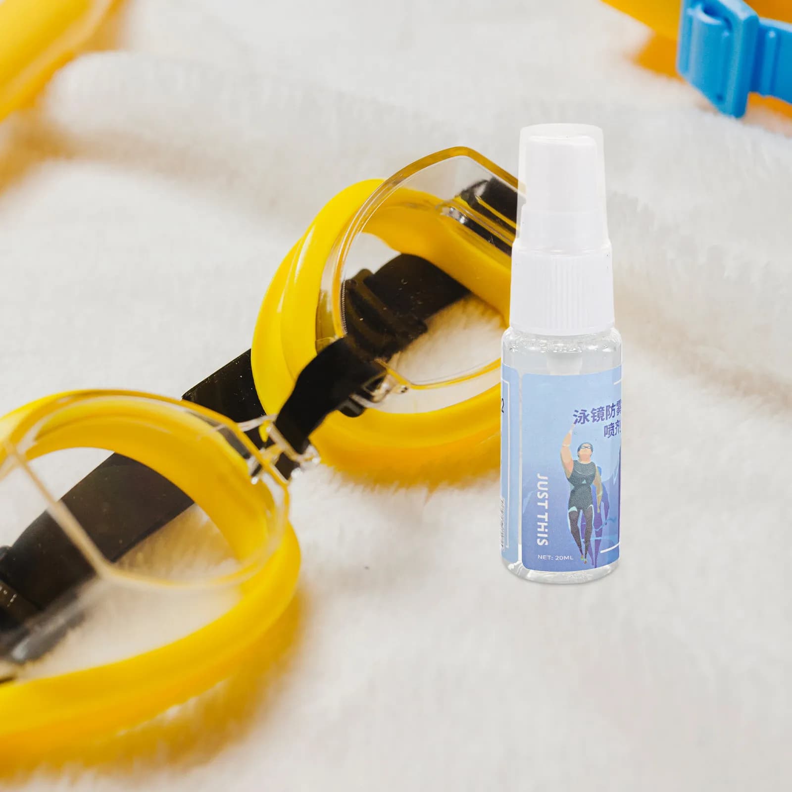 Spray Antiappannamento per Occhialini da Nuoto, Maschera Subacquea per Adulti, Spray per Lenti Antiappannamento a Lunga Durata per Occhiali di Sicurezza