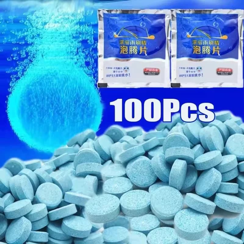 5-100PCS Solid Cleaner Finestra di Automobile Parabrezza Cleaner Effervescente Tablet Auto Tergicristallo Vetro Solido Pulizia Compresse Concentrate