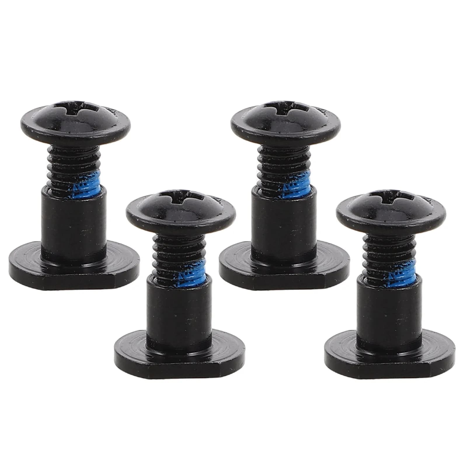 4 Pcs Snowboard Binding Screws Metal Hardware Ski Strap Bolts Mounting for Fixing