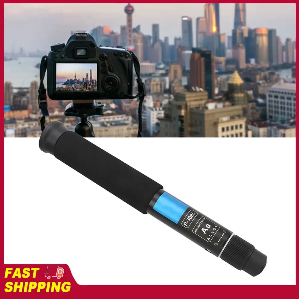 8 Sections Camera Monopoly, Selfie Stick, Aluminum Alloy Trekking Stick, Stretch Monopoly for Hiking and Camping