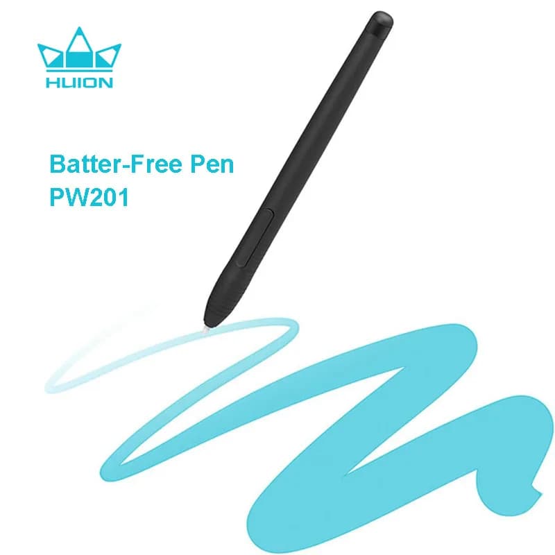Huion PW201 per tavoletta grafica H430P penna da disegno senza batteria con due tasti di scelta rapida per la pittura dello stilo